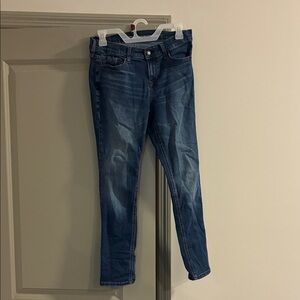 Old Navy Women's Cropped Jeans in Deep Blue